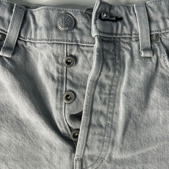 Rag & Bone Maya Highrise Grey  Denim Shorts Sz 27 - Picture 5 of 9